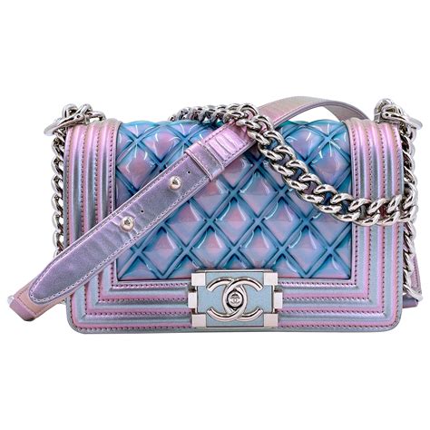 chanel small iridescent purple boy|chanel handbags outlet.